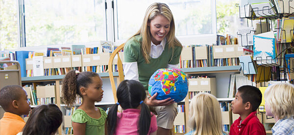 image of Teacher with Children